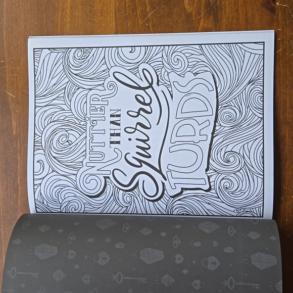 Eat A Bag of D*cks Adult Coloring Book Swear Words Adult Humor - Picture 4 of 12